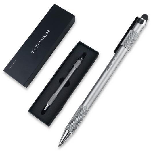 Penna Titaner Titanium Multi-functional Ballpoint, grigio