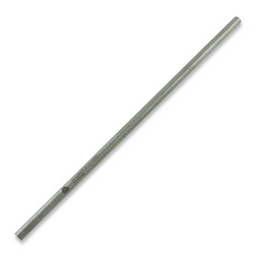 Titaner Titanium Straw, Crystal Finish, Silver
