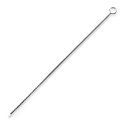 Titaner Titanium Straw, Crystal Finish, Silver