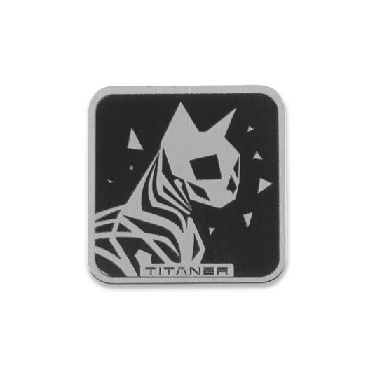 Titaner Titanium Velcro Patch, Shadow