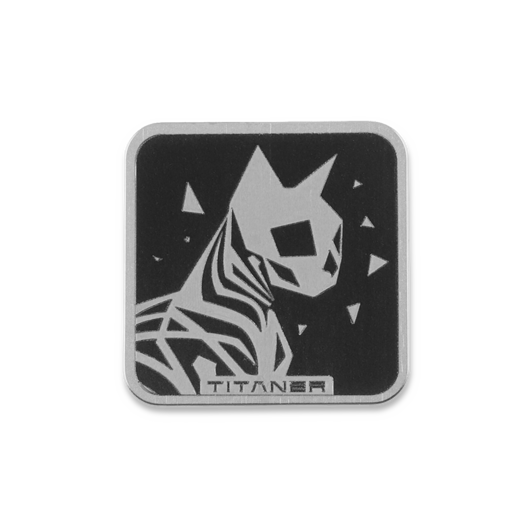 Titaner Titanium Velcro Patch, Shadow