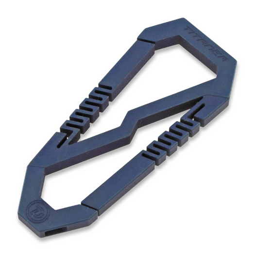 Titaner Two Way Carabiner, zils