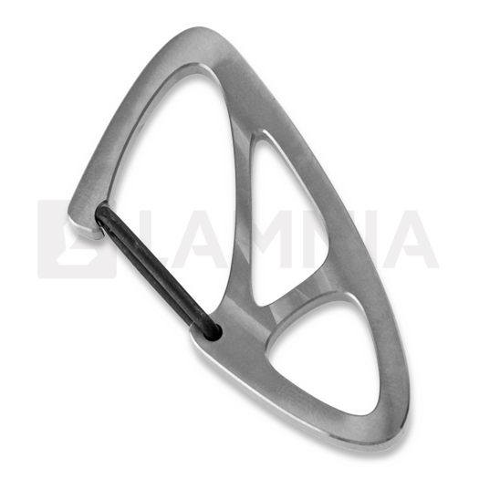 Titaner Titanium Wings Carabiner, Satin Large