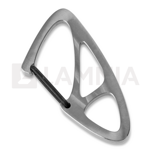 Titaner Titanium Wings Carabiner, Satin Large
