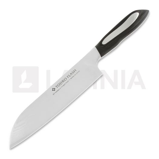 Japanese kitchen knife Tojiro Flash DP Damascus Santoku 180mm
