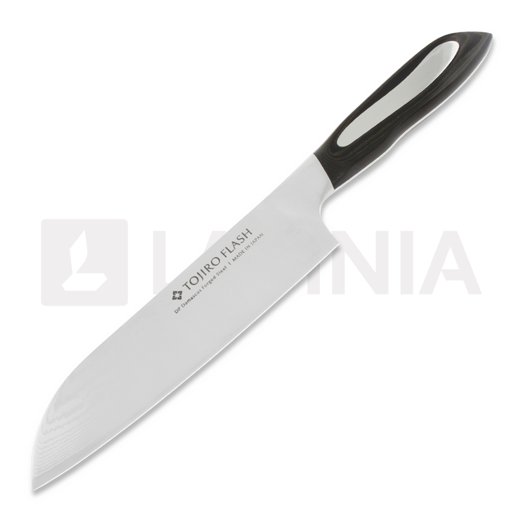 Japanese kitchen knife Tojiro Flash DP Damascus Santoku 180mm