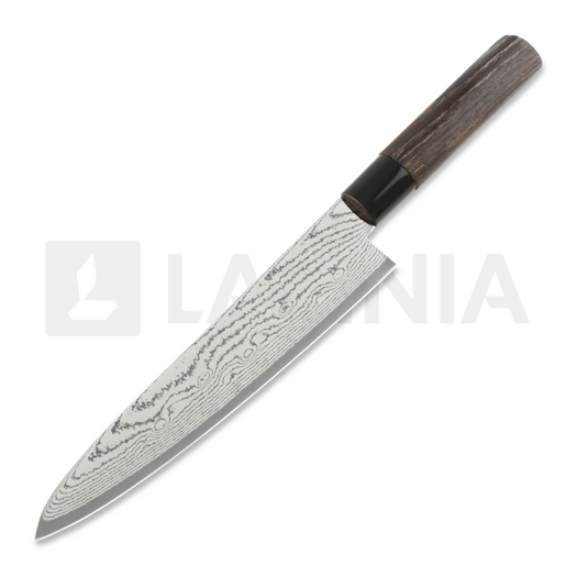 Tojiro Shippu Black DP Damascus Gyuto Kokkiveitsi 210mm