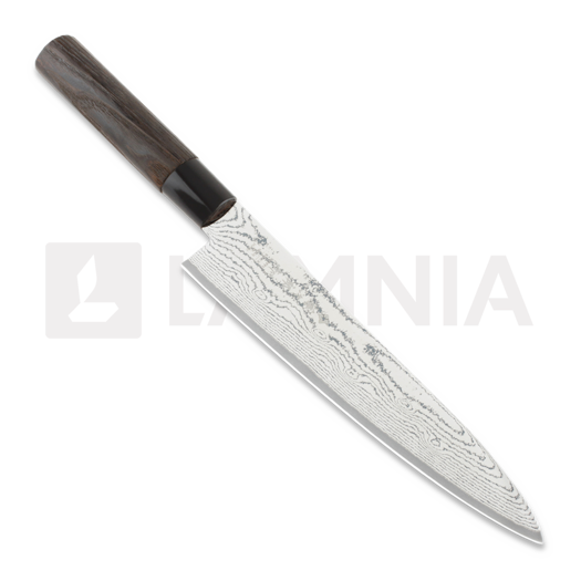 Tojiro Shippu Black DP Damascus Gyuto Kokkiveitsi 210mm