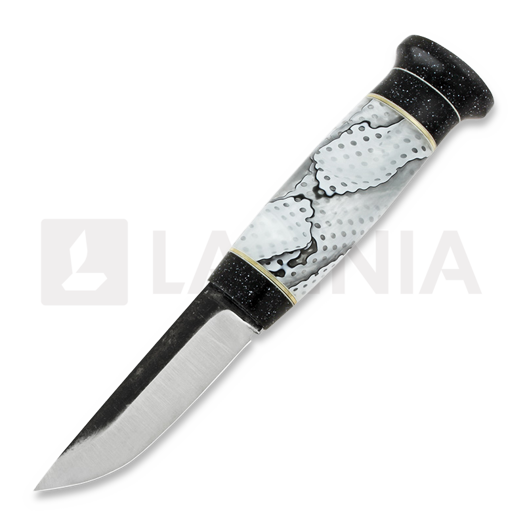 Cuţit Tommi Mäkelä Acryl Puukko, grey/black