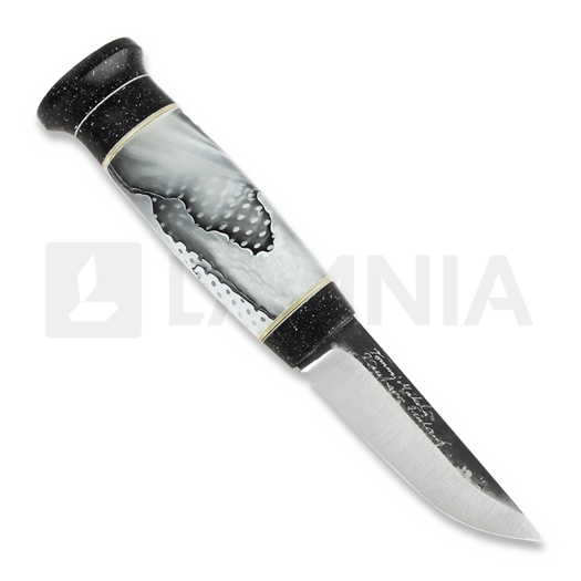 Нож Tommi Mäkelä Acryl Puukko, grey/black