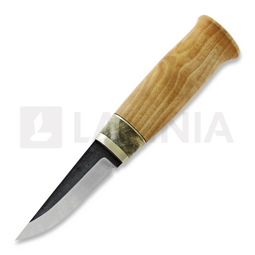 Tommi Mäkelä Puukko Birch burl peilis