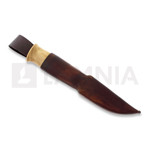 Tommi M&auml;kel&auml; Puukko Birch burl ナイフ