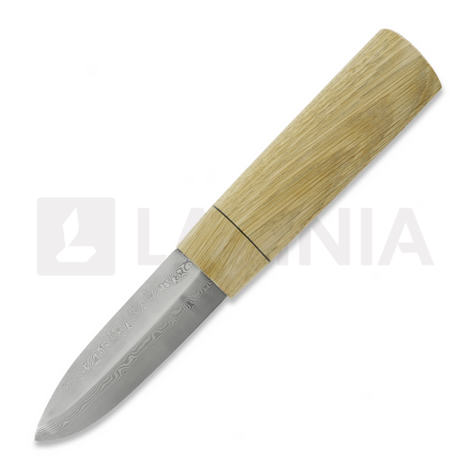 Couteau Toni Kilpinen Damascus, viking 2, oak