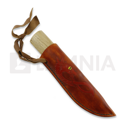Нож Toni Kilpinen Damascus, viking 2, oak