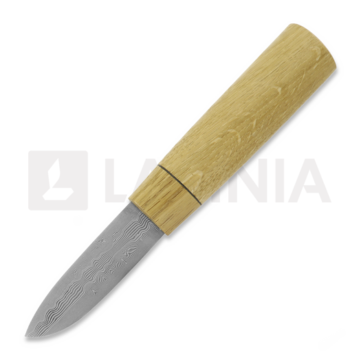 Toni Kilpinen Damascus kniv, viking, oak 2