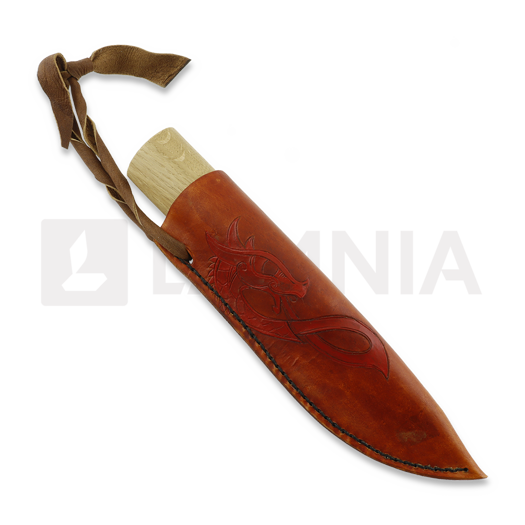 Couteau Toni Kilpinen Damascus, viking, oak 2