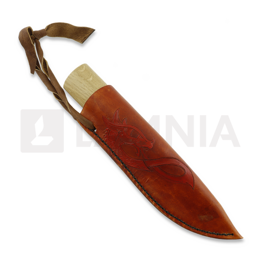 Nóż Toni Kilpinen Damascus, viking, oak 2