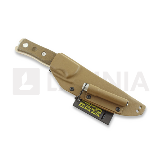 TOPS B.O.B. Hunter puukko, coyote tan BROSTAN