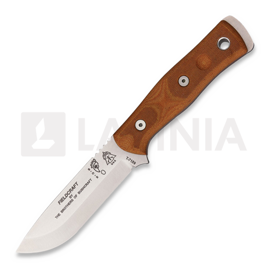 TOPS B.O.B. Hunter kniv, tumble finish BROSTBF