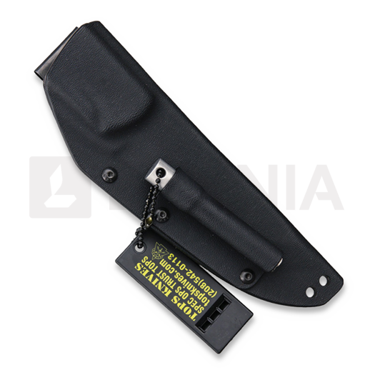 TOPS B.O.B. Hunter kniv, tumble finish BROSTBF