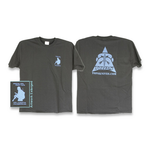 T-shirt TOPS Blue Black