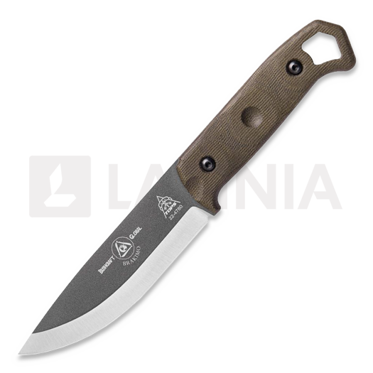 TOPS Brakimo Fixed Blade knife, green BRAK02