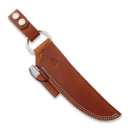 TOPS Bushcraft Sheath Brown Leather SHLBUSHBRN