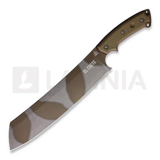 TOPS El Chete Midnight Bronze Camo knife ELCH03CAMO