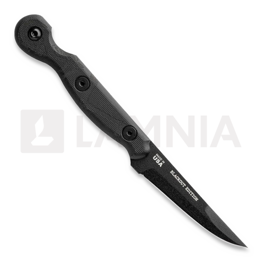 Coltello TOPS El Pionero Blackout Edition ELPO02