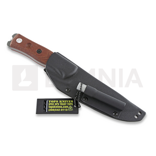 TOPS Fieldcraft B.O.B. Hunter 154CM metsästyspuukko, tan BROS154TC