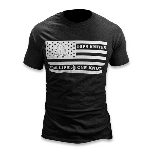 Футболка TOPS Flag Logo Black