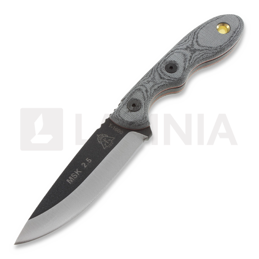 TOPS Mini Scandi Knife Micarta, black MSKBLM