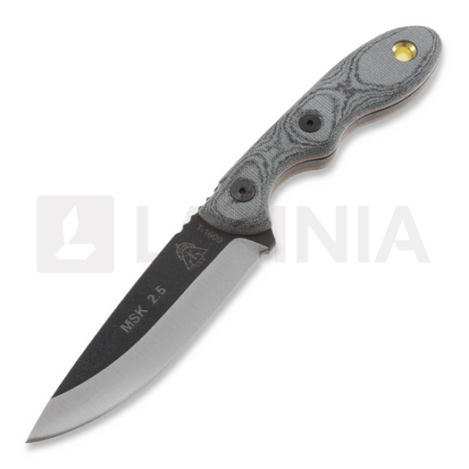 TOPS Mini Scandi Knife Micarta, black MSKBLM