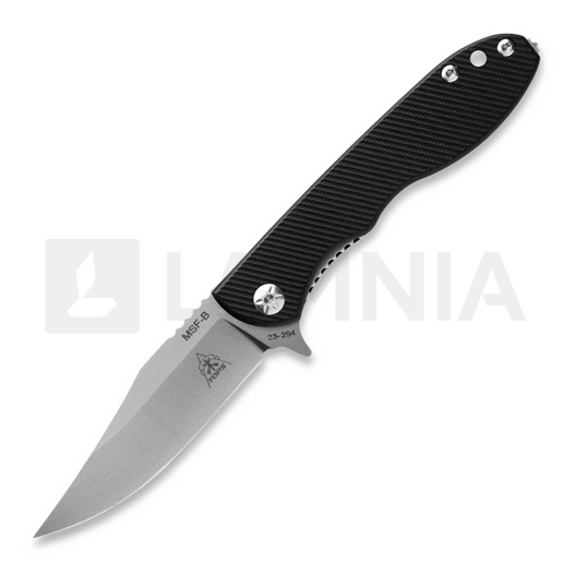 TOPS MSF Linerlock foldekniv, svart MSFB01