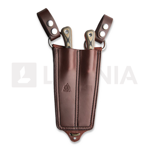 TOPS Muley Combo Leather dvigubas peilis MCMB01