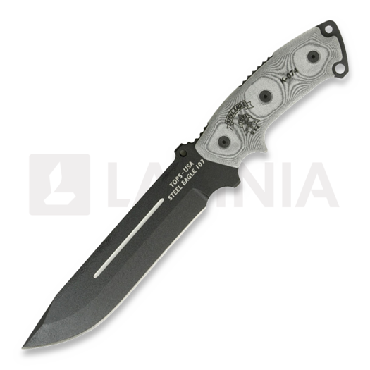TOPS Steel Eagle knife, drop point 107E