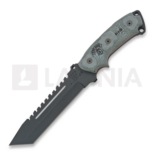 TOPS Steel Eagle Sawback peilis, tanto 107D