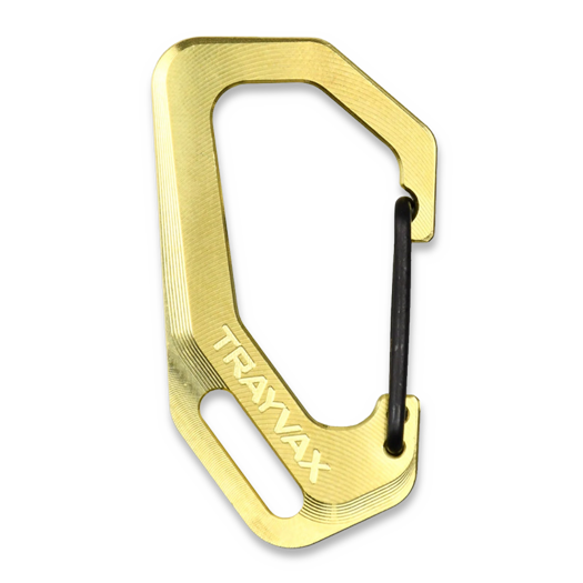 Trayvax Carabiner, brass