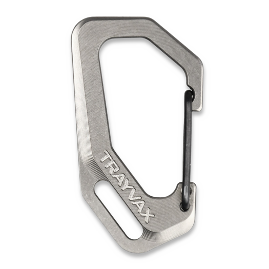Trayvax Carabiner, titanium