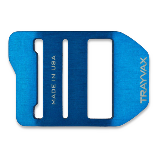 Trayvax Cinch Belt Buckle Aluminum, bleu