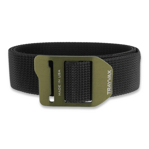 Trayvax Cinch riem, Black-OD Green