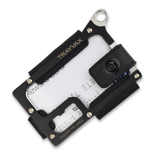 Trayvax Contour Wallet, black/black