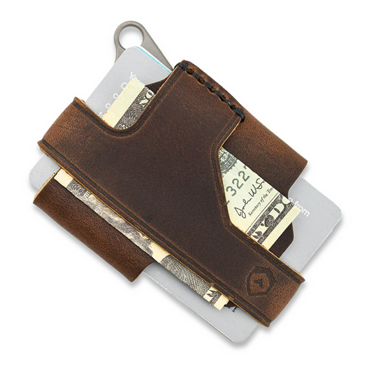 Trayvax Contour Wallet, titanium/mississippi mud