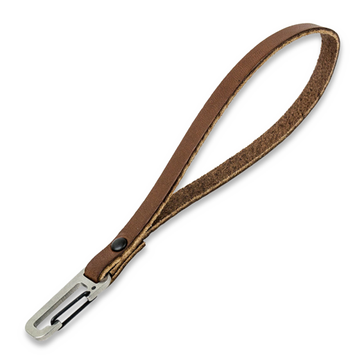 Trayvax Leather Wristlet, brązowa