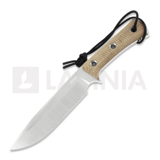 TRC Knives Apocalypse Natural Canvas Micarta veitsi
