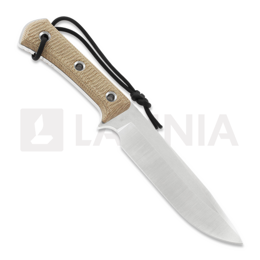 TRC Knives Apocalypse Natural Canvas Micarta veitsi