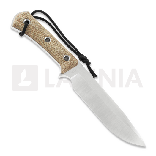 TRC Knives Apocalypse Natural Canvas Micarta veitsi