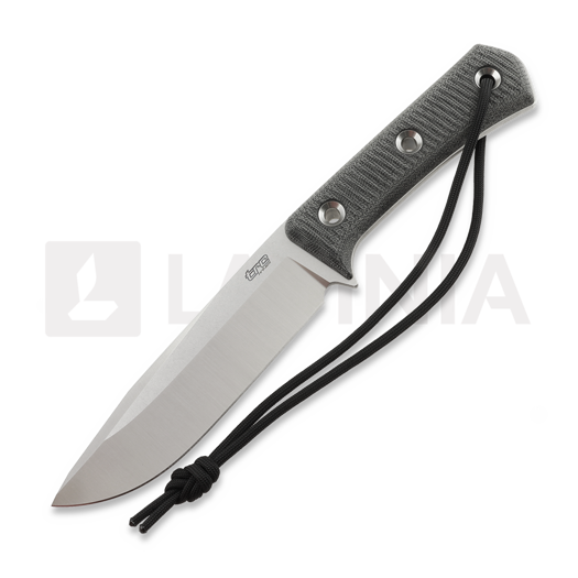 TRC Knives Apocalypse Prime Elmax, Black Canvas Micarta