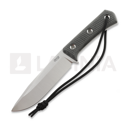 TRC Knives Apocalypse Prime Elmax, Black Canvas Micarta