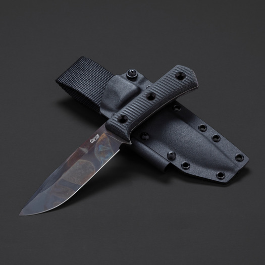 TRC Knives Apocalypse Prime Elmax Post Apo Black Micarta ナイフ